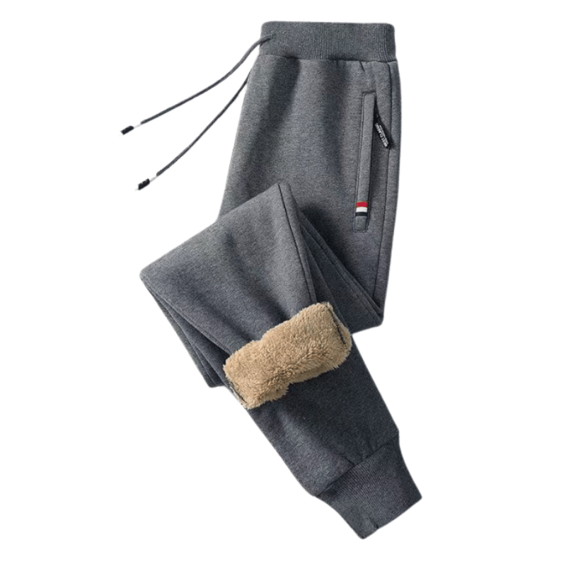 Calça Moletom Masculino Super Quente - Cinza - Vilumagazine