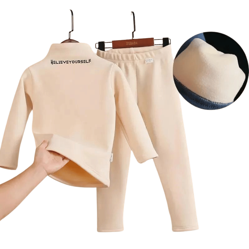 Conjunto Infantil Térmico Forrado com Veludo Damasco - Vilumagazine