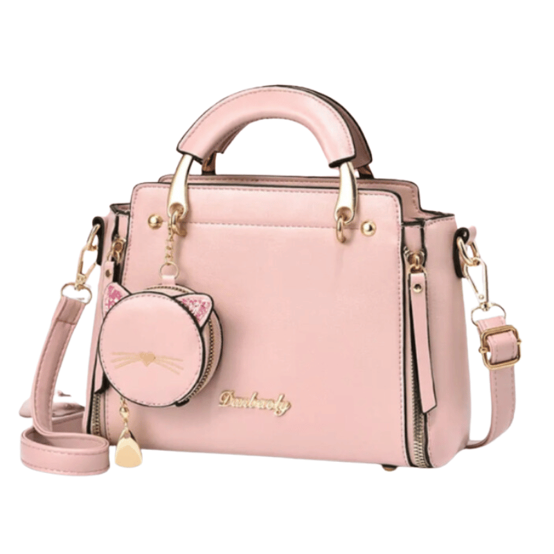 Bolsa Luxo Gato Rosa - Vilumagazine