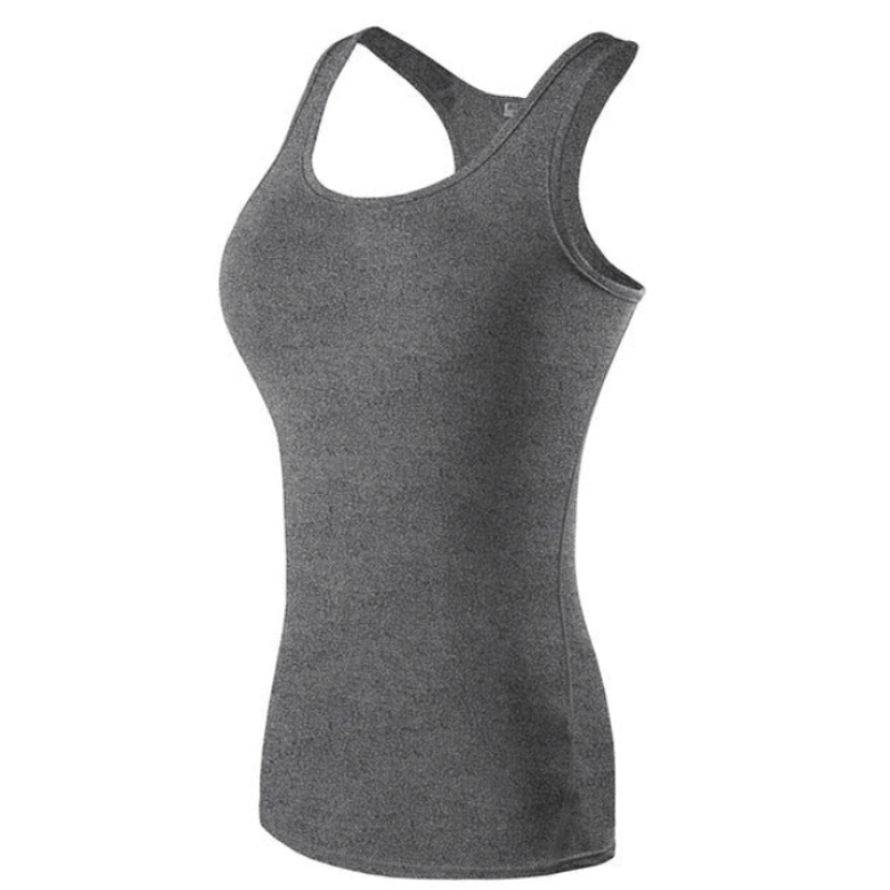 Camiseta Treino Feminina Cinza - Vilumagazine