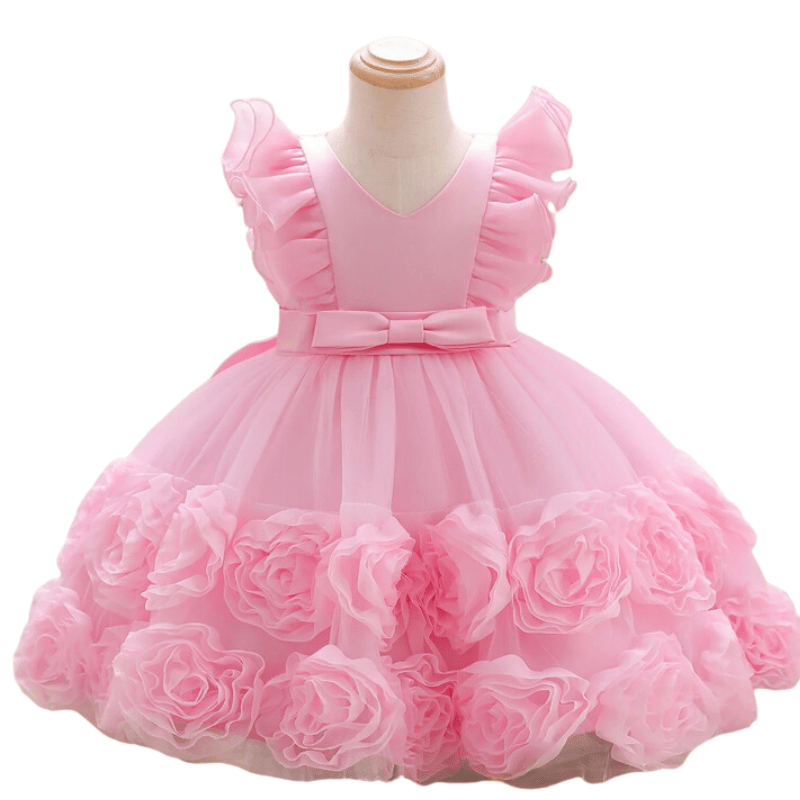 Vestido de Festa Floral Princesa Rosa - Vilumagazine