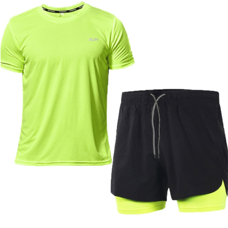 Conjunto de Treino Masculino - Verde e Preto - Vilumagazine