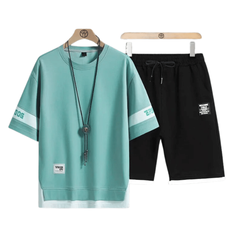 Conjunto Masculino de Roupas Esportivas Verde - Vilumagazine