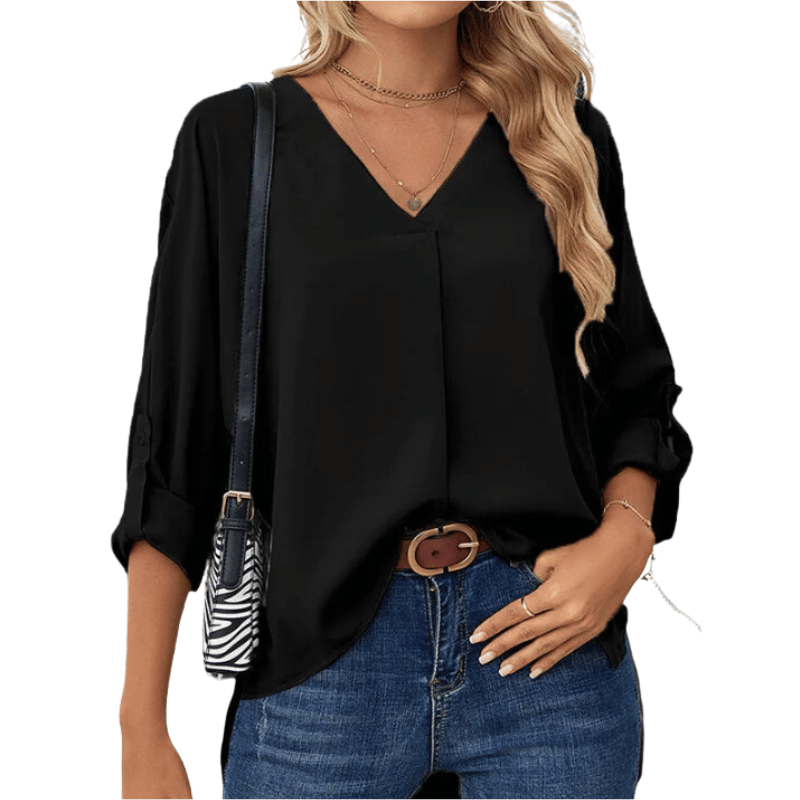 Blusa Feminina Casual e Elegante Preto - Vilumagazine