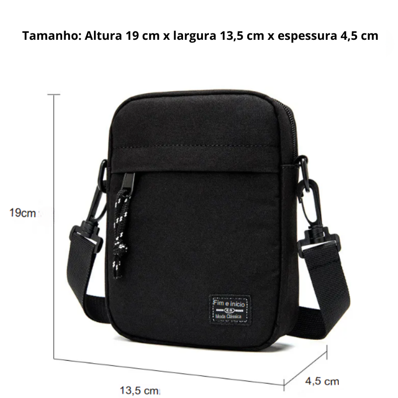 Bolsa Pequena de Ombro Para Homens