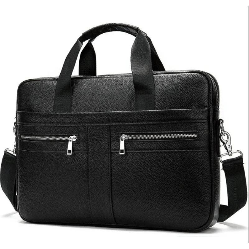 Bolsa de Couro Elegance Preta- Vilumagazine