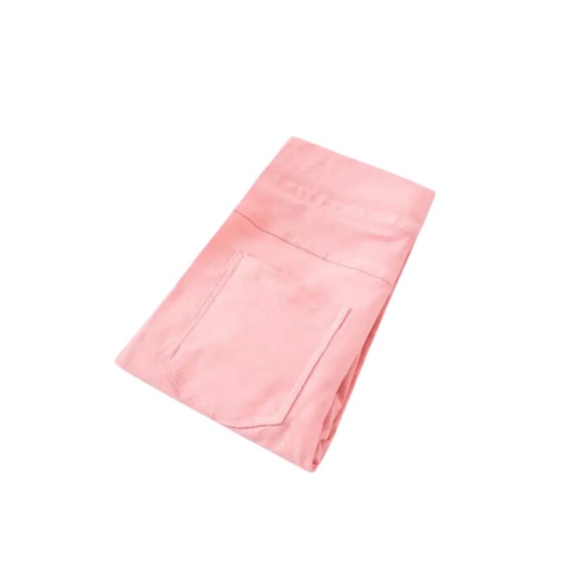 Calça Elástica Infantil Para Meninas Rosa Claro - Vilumagazine