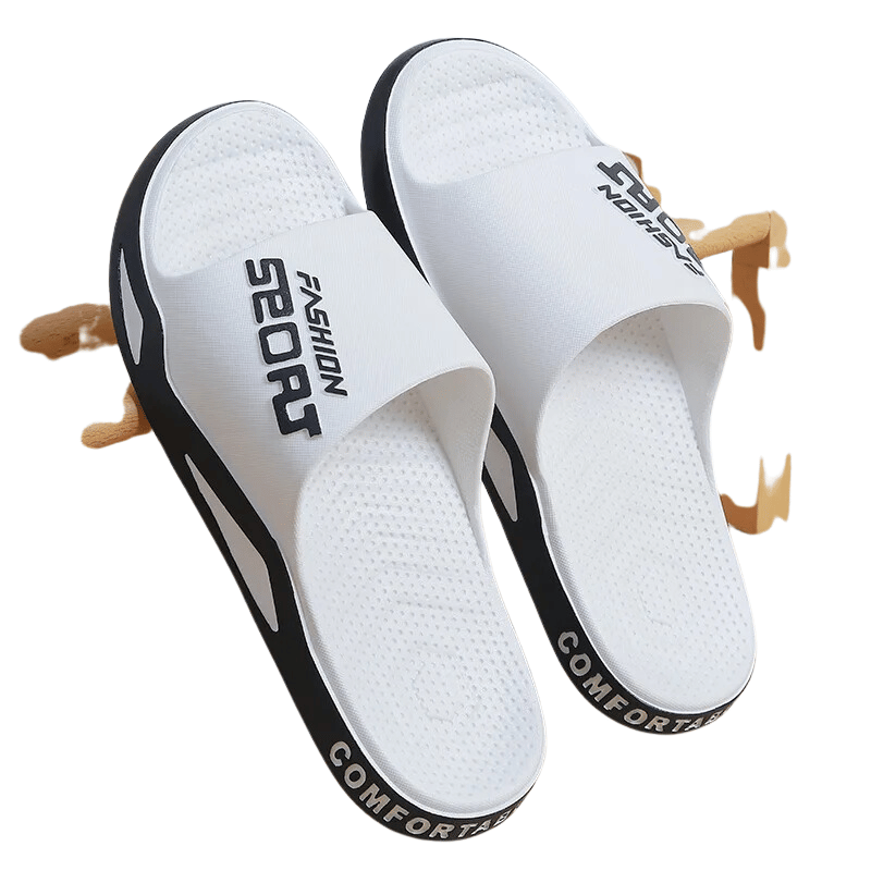 Chinelo Masculino Antiderrapante Casual Branco - Vilumagazine