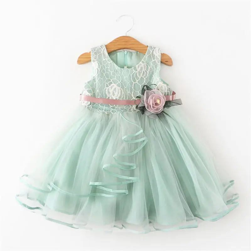 Vestido Infantil Leve Princesa Verde - Vilumagazine