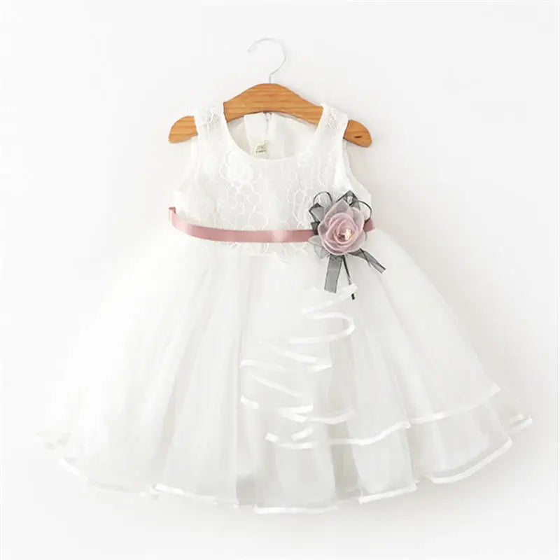 Vestido Infantil Leve Princesa Branco - Vilumagazine