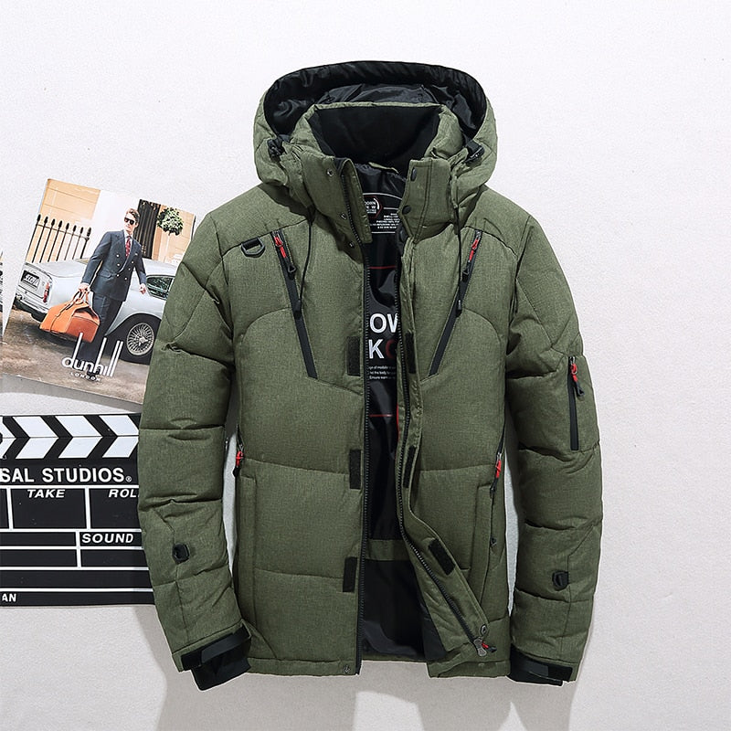 Jaqueta Masculina Inverno Gola Verde Exercito - Vilumagazine