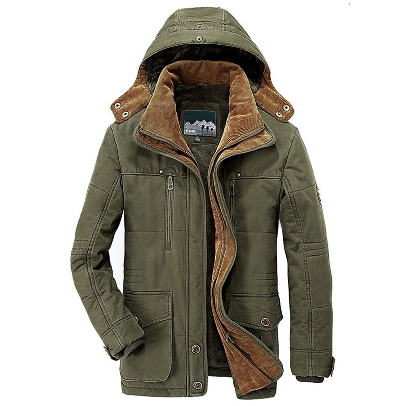 Jaqueta Inverno Parka Verde Exercito - Vilumagazine