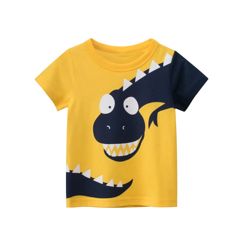 Camiseta Infantil 3D Amarela D- Vilumagazine