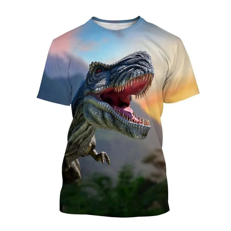 Camiseta Infantil Dinossauro 3D - Vilumagazine