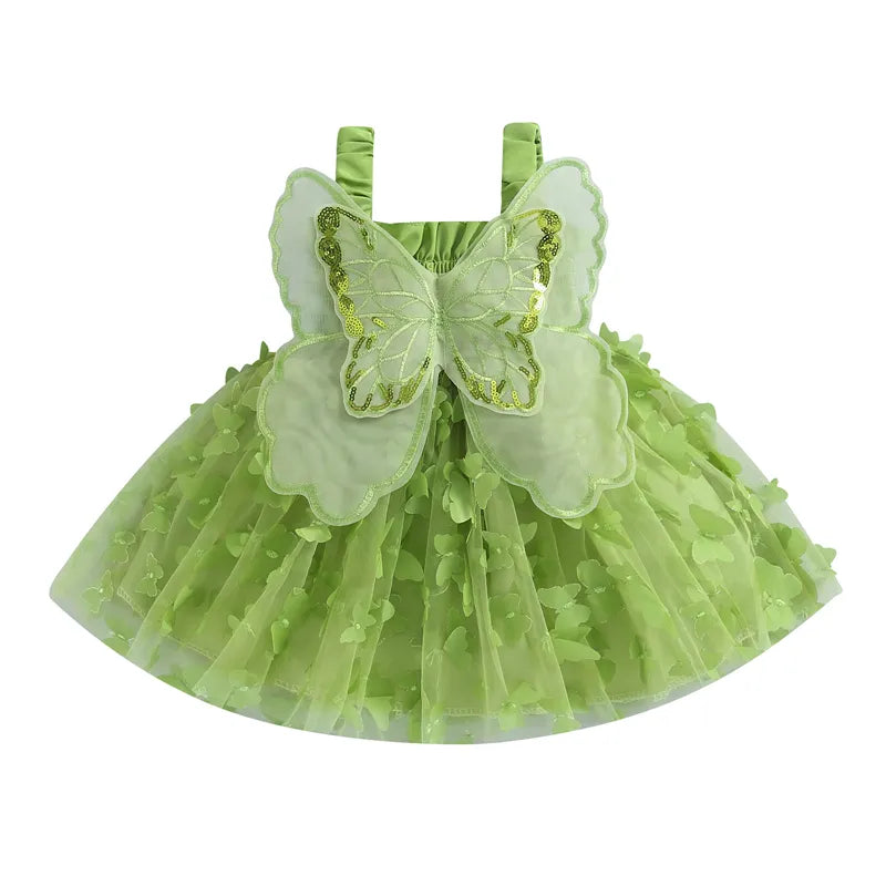 Vestido Infantil Borboleta 3D modelo2 - Vilumagazine