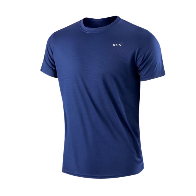 Camiseta Respirável Treino Masculino Azul- Vilumagazine