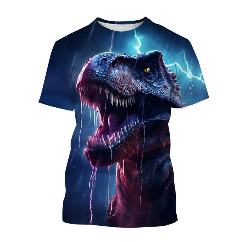 Camiseta Infantil Dinossauro 3D - Vilumagazine