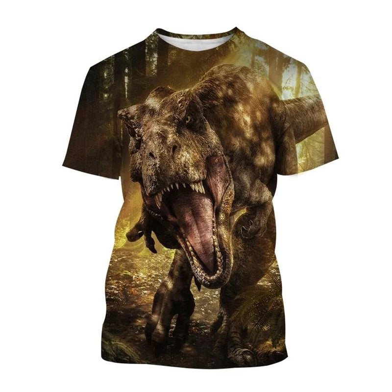 Camiseta Infantil Dinossauro 3D - Vilumagazine