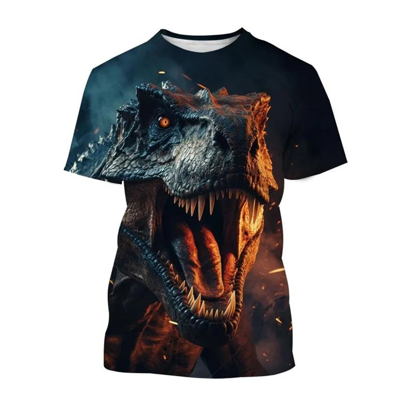 Camiseta Infantil Dinossauro 3D - Vilumagazine