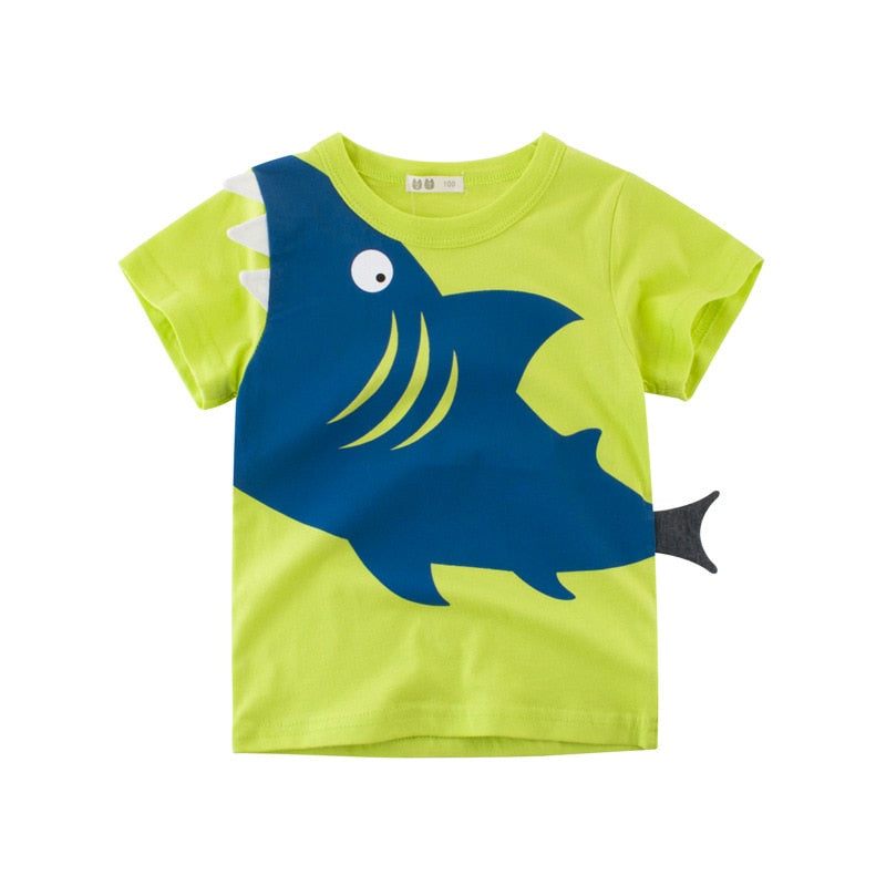 Camiseta Infantil 3D Verdde Tuba- Vilumagazine