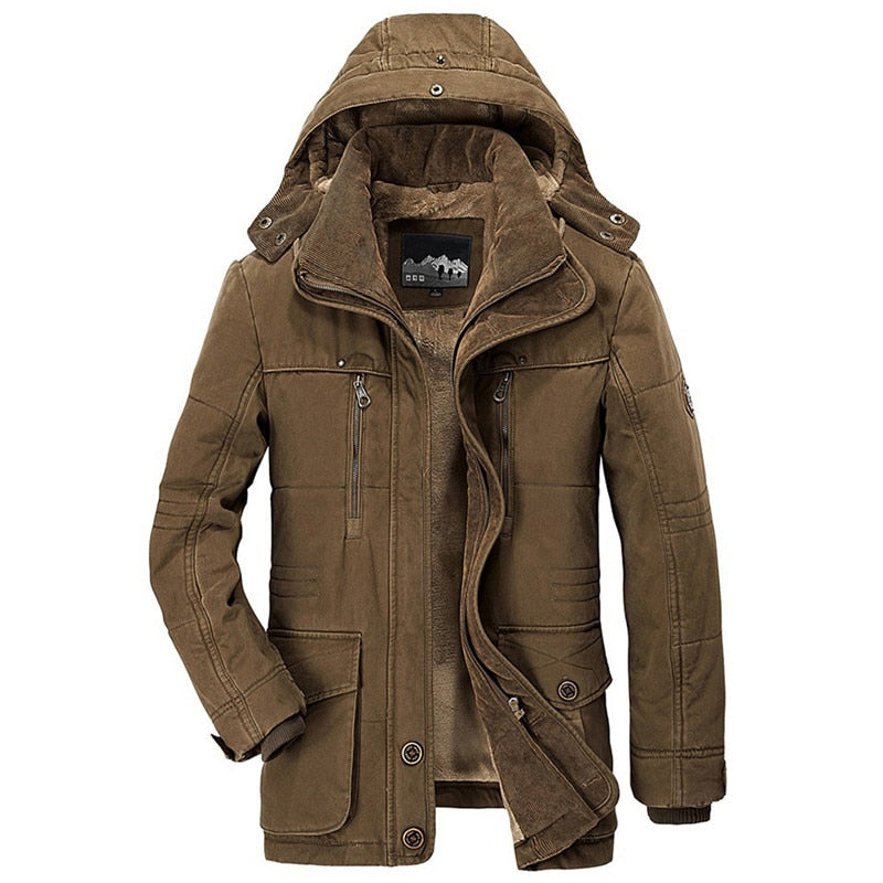 Jaqueta Inverno Parka Marrom - Vilumagazine