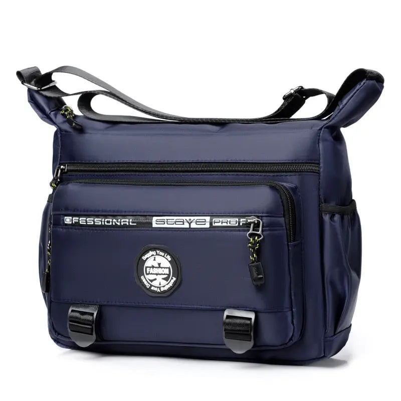 Bolsa de Ombro Oxford Azul- Vilumagazine