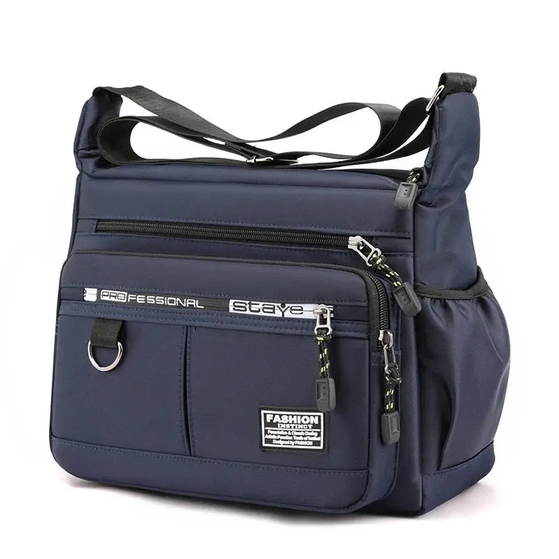 Bolsa de Ombro Oxford Azul- Vilumagazine