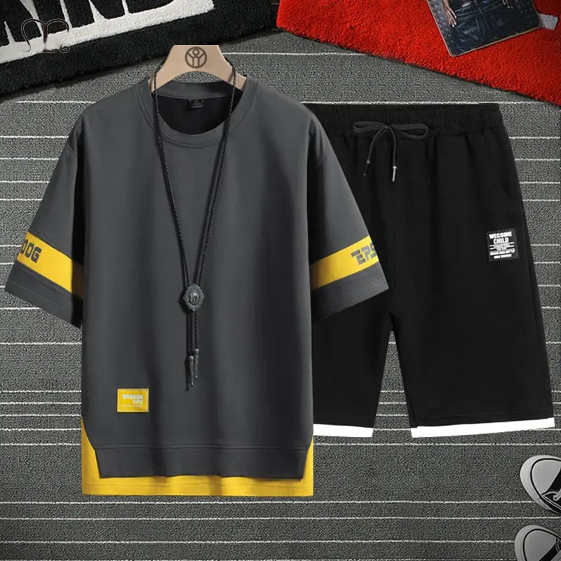 Conjunto Masculino de Roupas Esportivas Cinza - Vilumagazine