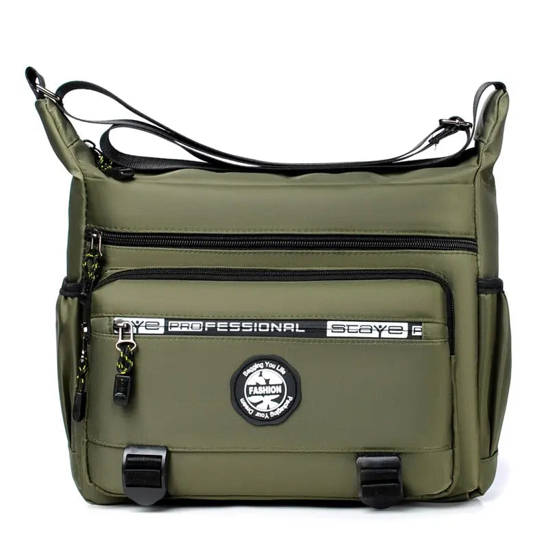 Bolsa de Ombro Oxford Verde- Vilumagazine